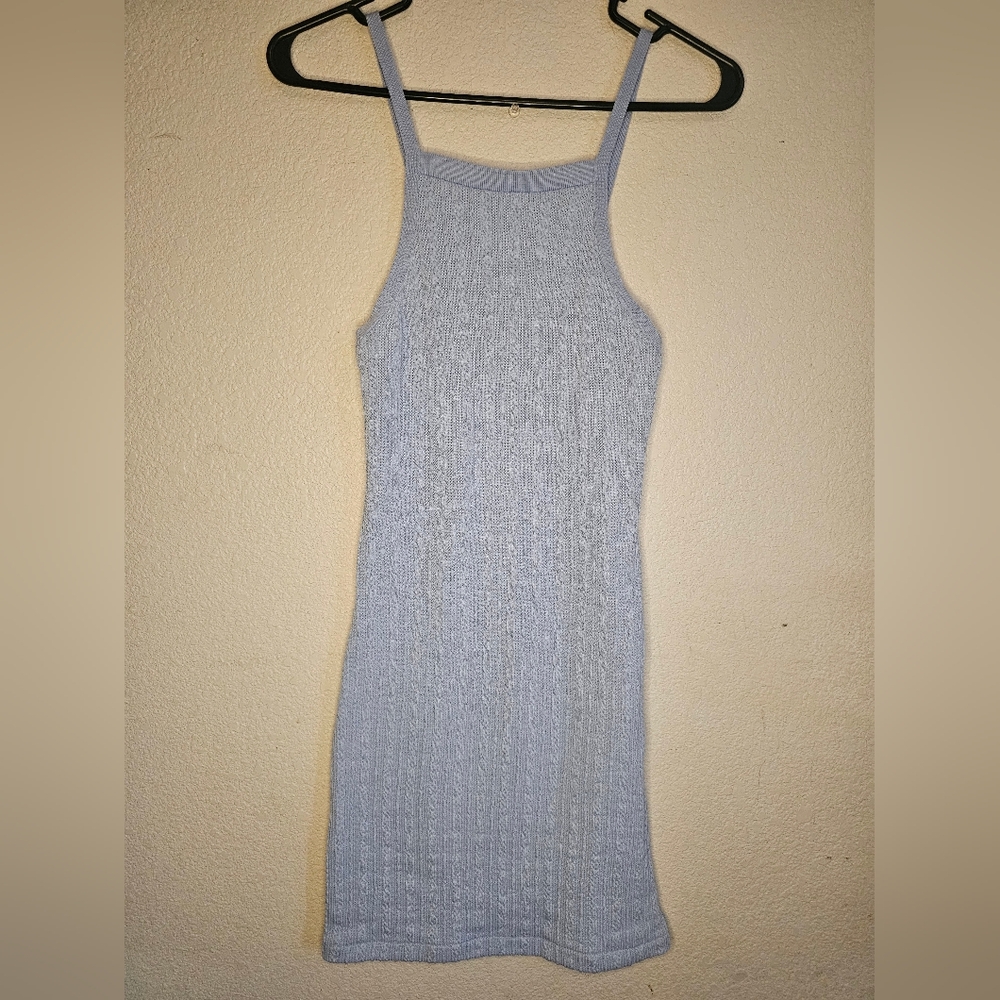 Zara Sky Blue Knit Top